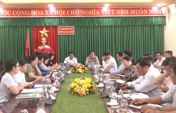 Cù Lao Dung: Tỉnh kiểm tra công tác Cải cách hành chính